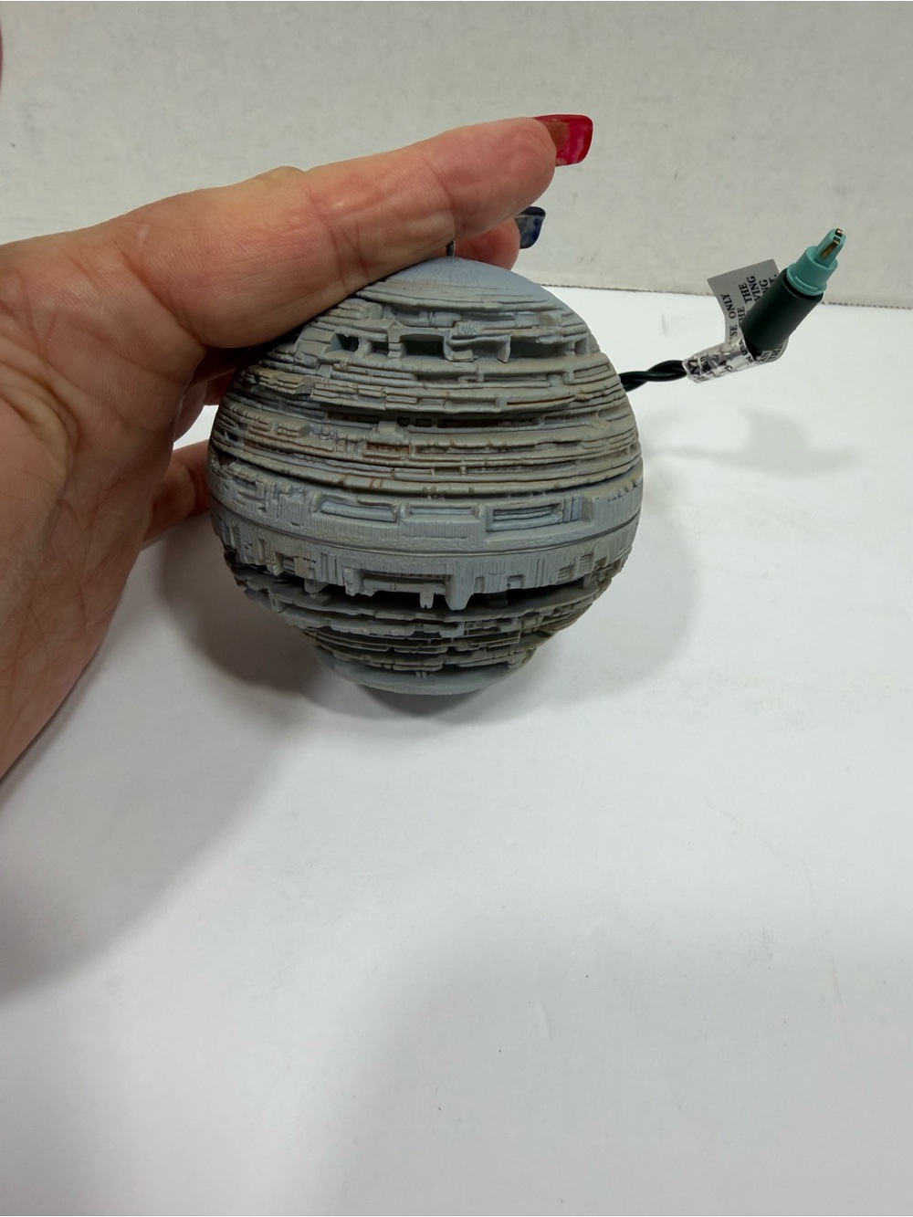 Hallmark Gray Death Star Ornament